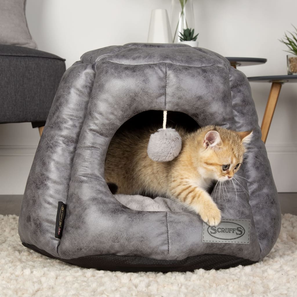 Scruffs & Tramps Cat Bed Knightsbridge 48x38 cm Grey - Cat Beds