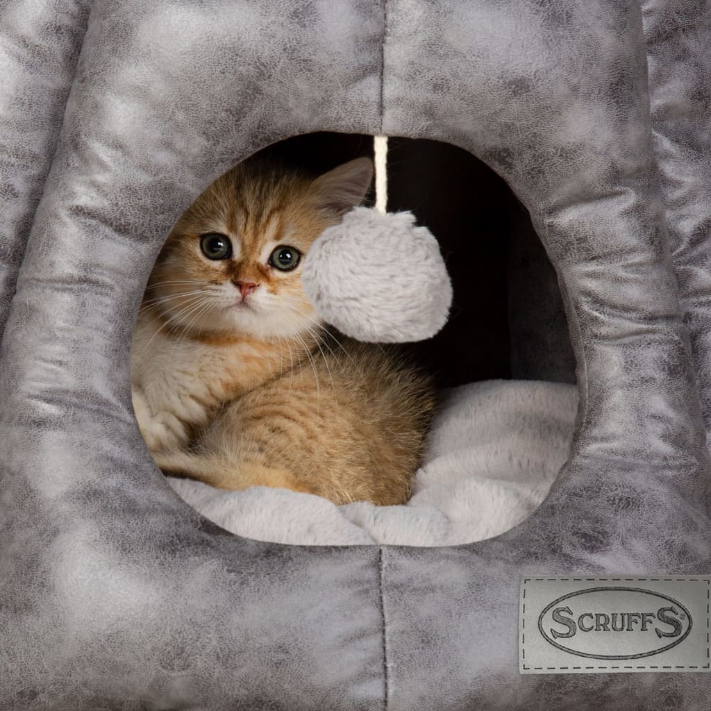 Scruffs & Tramps Cat Bed Knightsbridge 48x38 cm Grey - Cat Beds