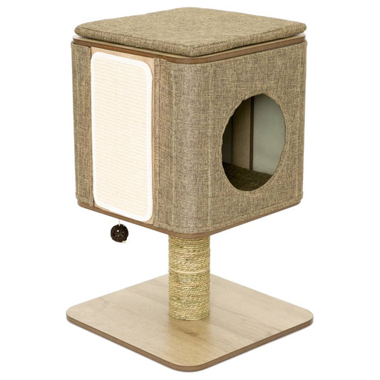 Jack and Vanilla Cat Tree Stand Molly 42x42x67 cm Brown - Cat Furniture