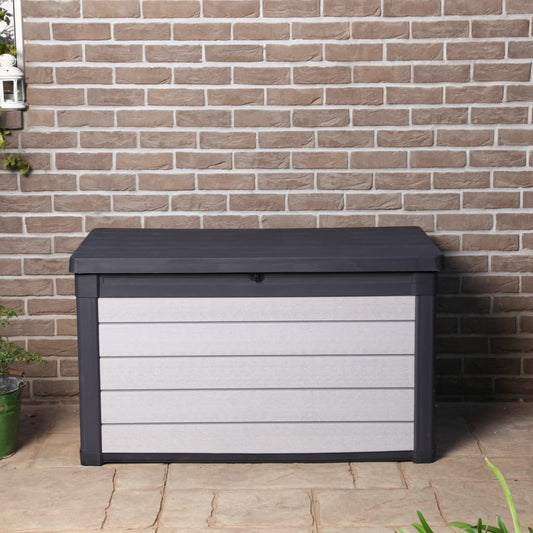 Keter Garden Storage Box Denali 380L Anthracite - Outdoor Storage Boxes