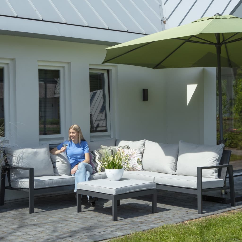 Madison Outdoor Lounge Set Cover 270x210x90cm Right Grey - Outdoor Furniture Covers