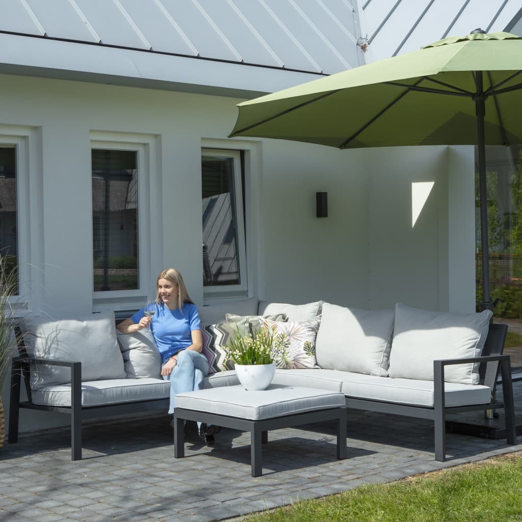 Madison Outdoor Lounge Set Cover 255x255x70cm Grey - Outdoor Furniture Covers