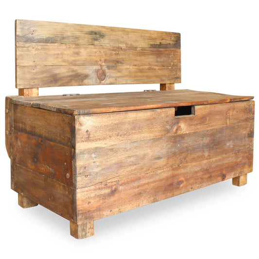 Bench Solid Reclaimed Wood 86x40x60 cm - Storage & Entryway Benches