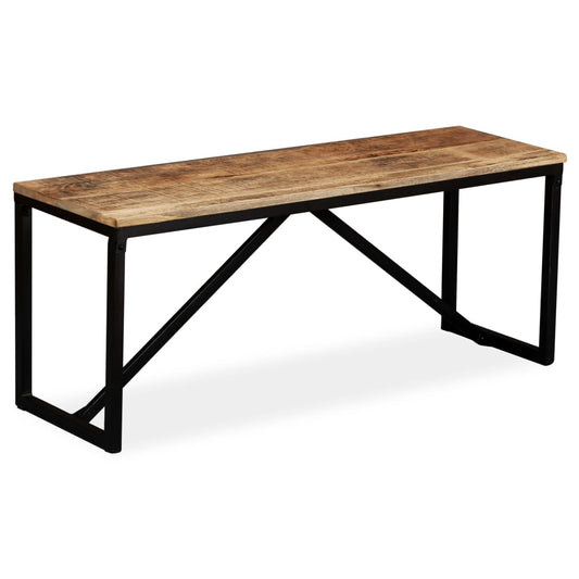 Bench Solid Mango Wood 110x35x45 cm - Storage & Entryway Benches