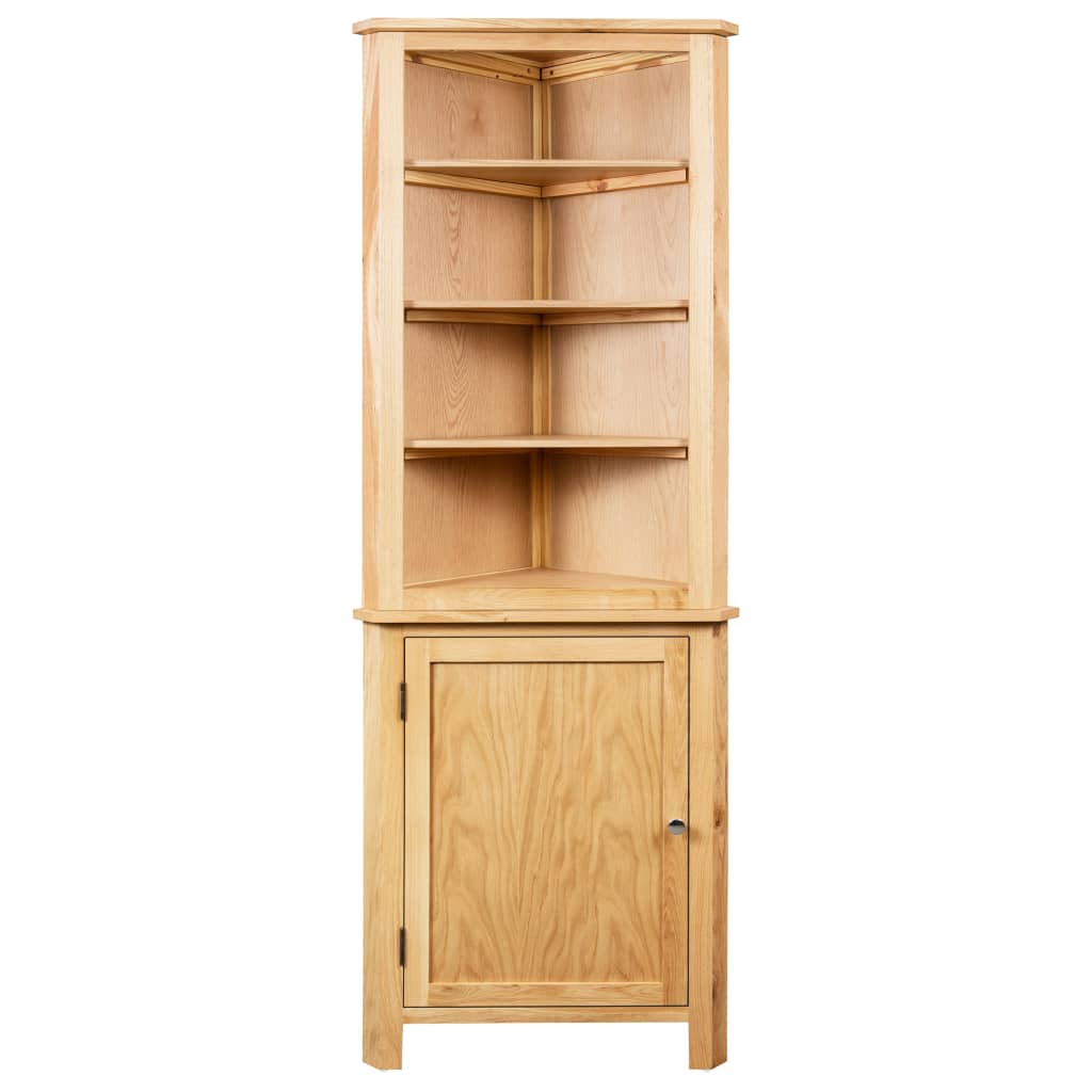Corner Cabinet 59x36x180 cm Solid Oak Wood - Buffets & Sideboards