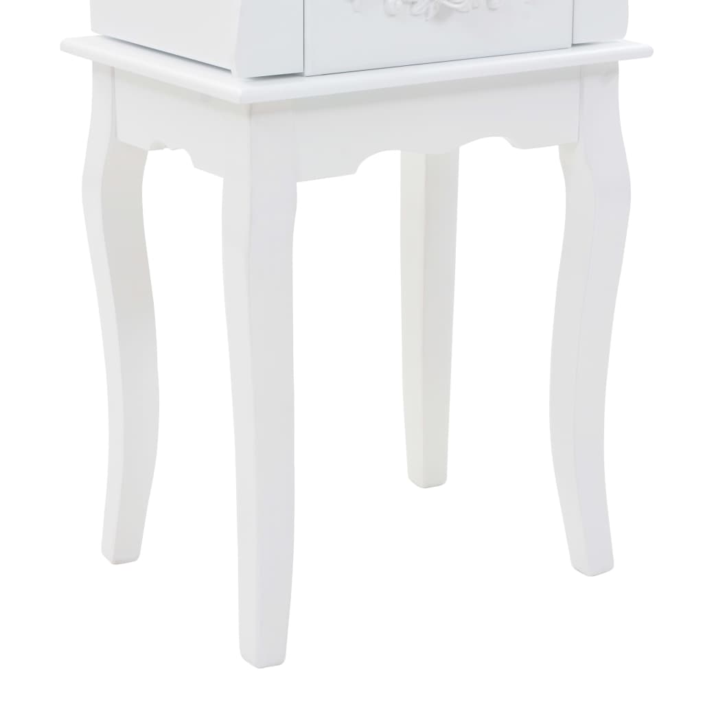 Free Standing Jewelery Cabinet White - Buffets & Sideboards