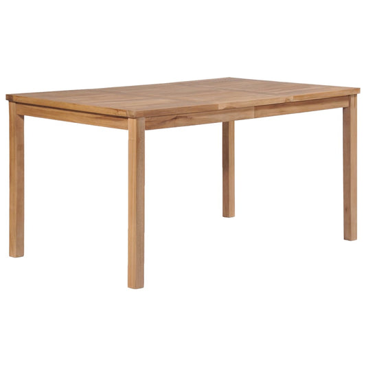 Garden Table 150x90x77 cm Solid Teak Wood - Outdoor Tables