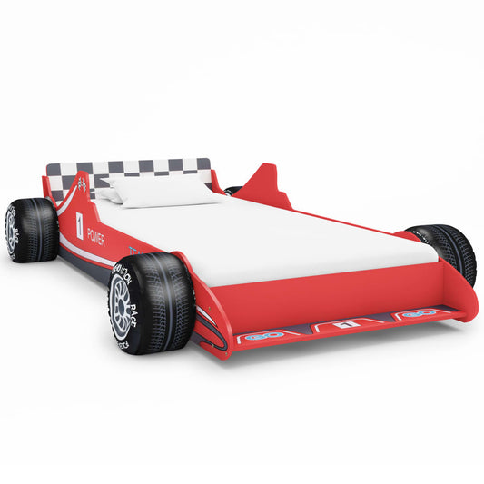 Children's Race Car Bed 90x200 cm Red - Cots & Toddler Beds