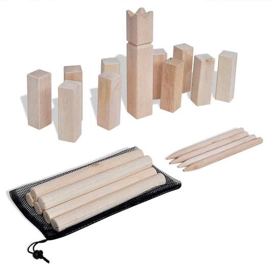 Wooden Kubb Game Set - Lawn Games
