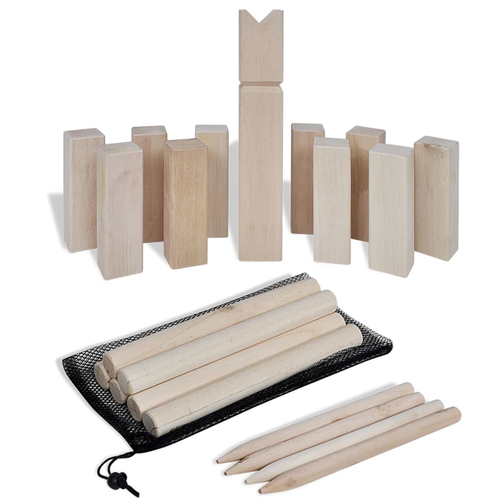 Wooden Kubb Game Set - Lawn Games