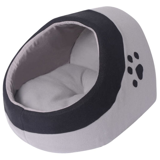 Cat Cubby Grey and Black M - Cat Beds