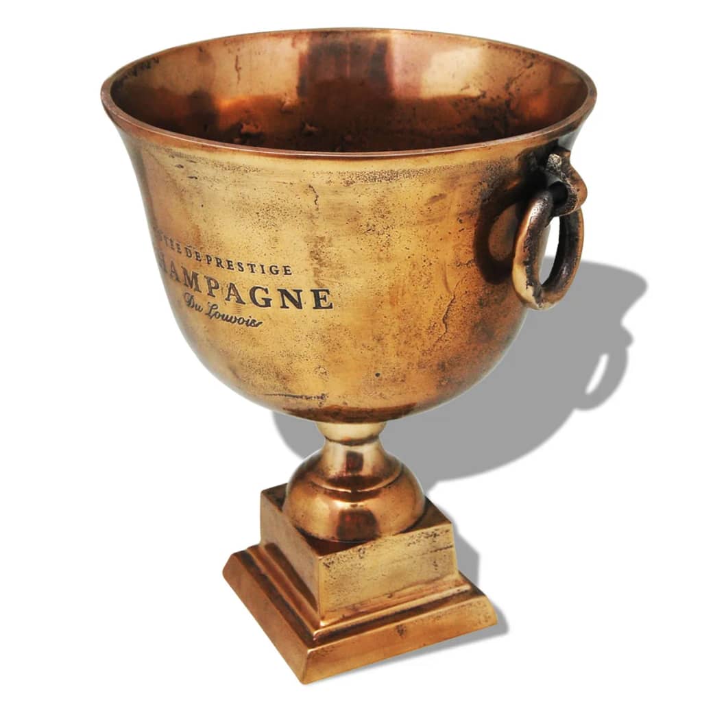 Trophy Cup Champagne Cooler Copper Brown - Figurines, Sculptures & Statues