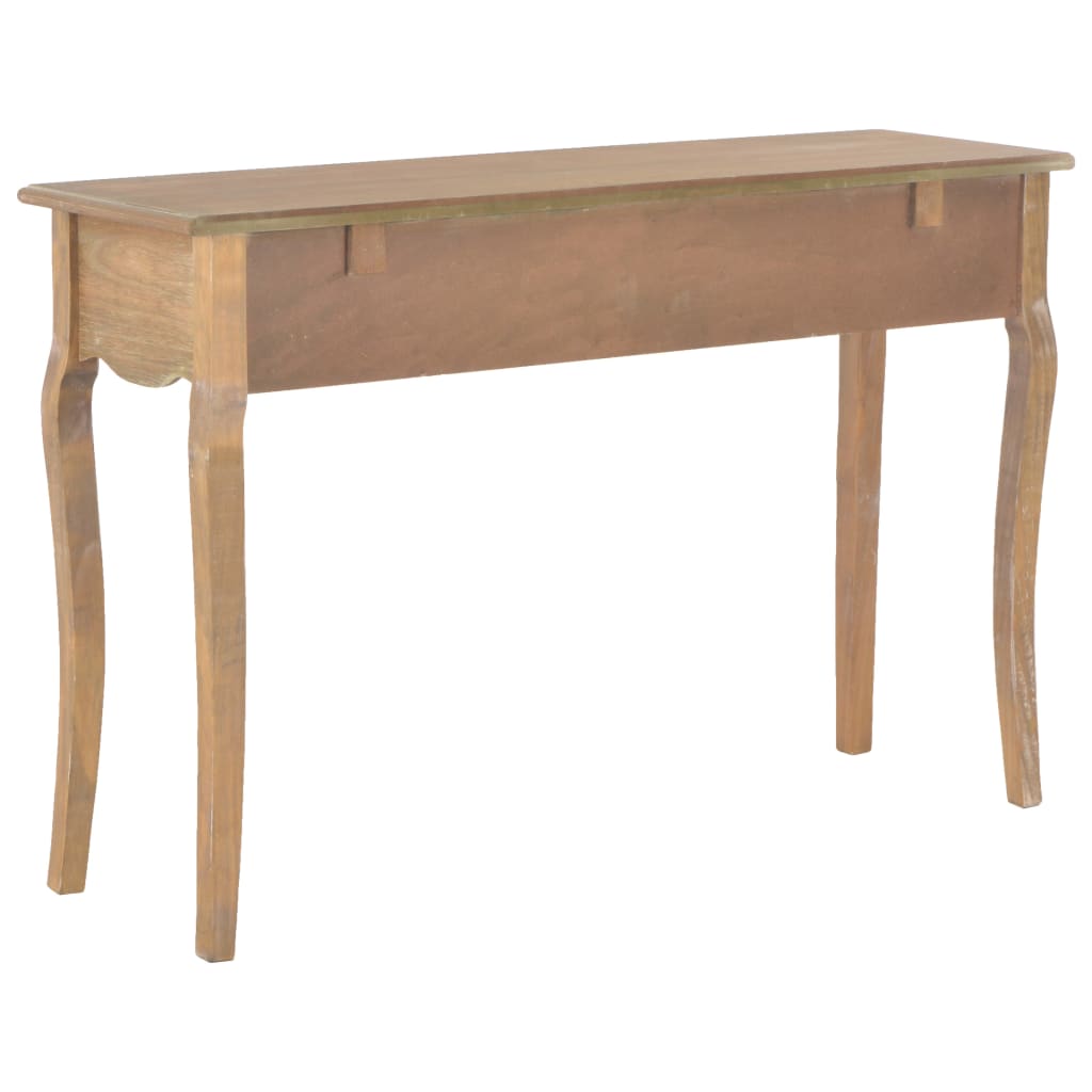 Console Table with 2 Drawers 120x35x76 cm Solid Pine Wood - End Tables