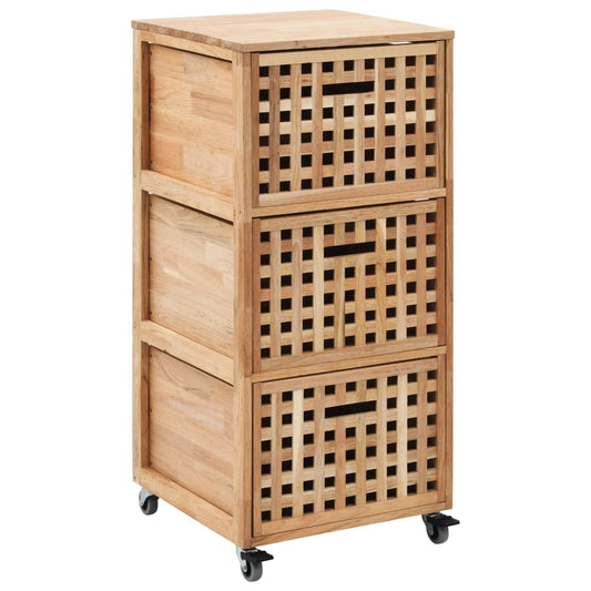 Bathroom Cabinet 41x41x91 cm Solid Walnut Wood - Storage Cabinets & Lockers