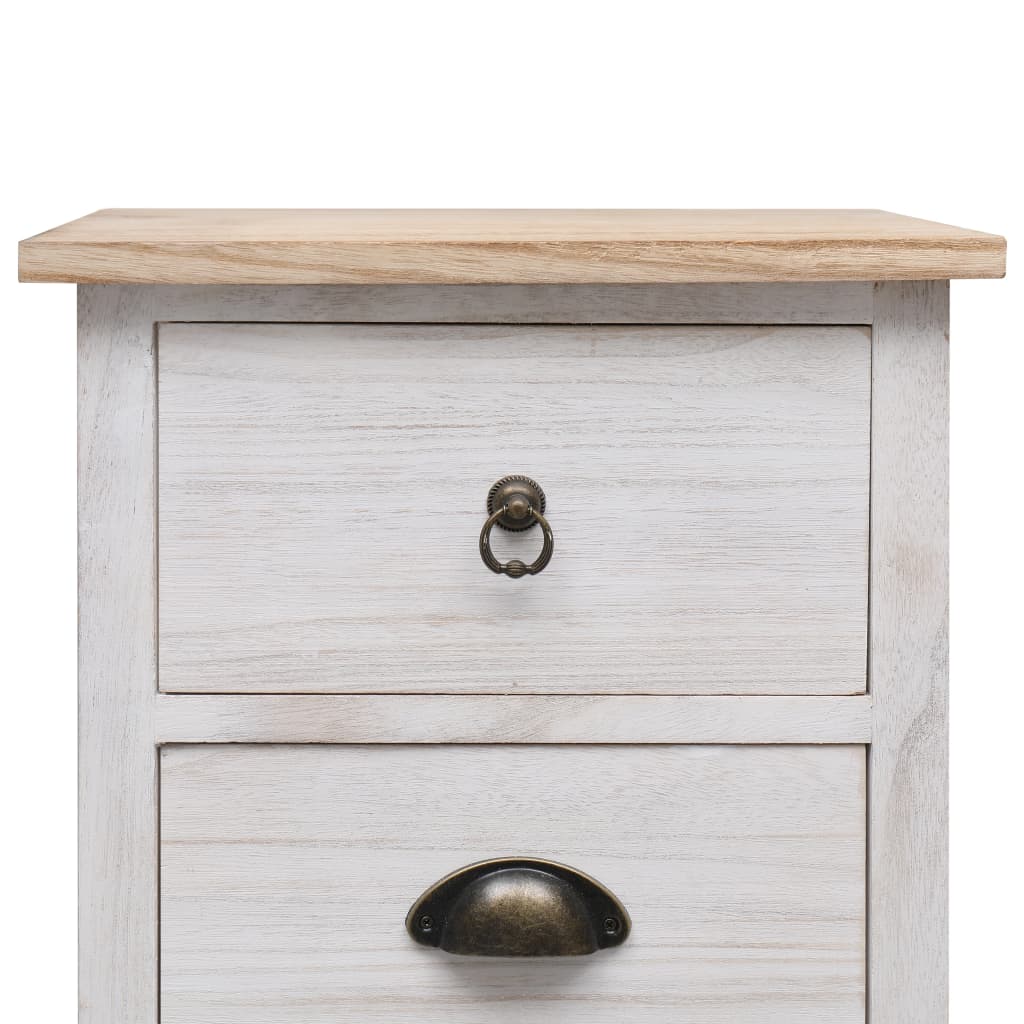 Side Cabinet 35x25x57 cm Paulownia Wood - Chest of drawers