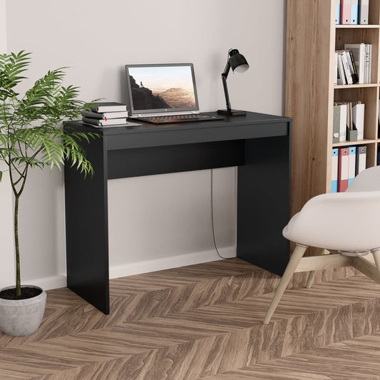 Desk Black 90x40x72 cm Engineered Wood - Desks