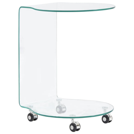 Coffee Table 45x40x58 cm Tempered Glass - Coffee Tables