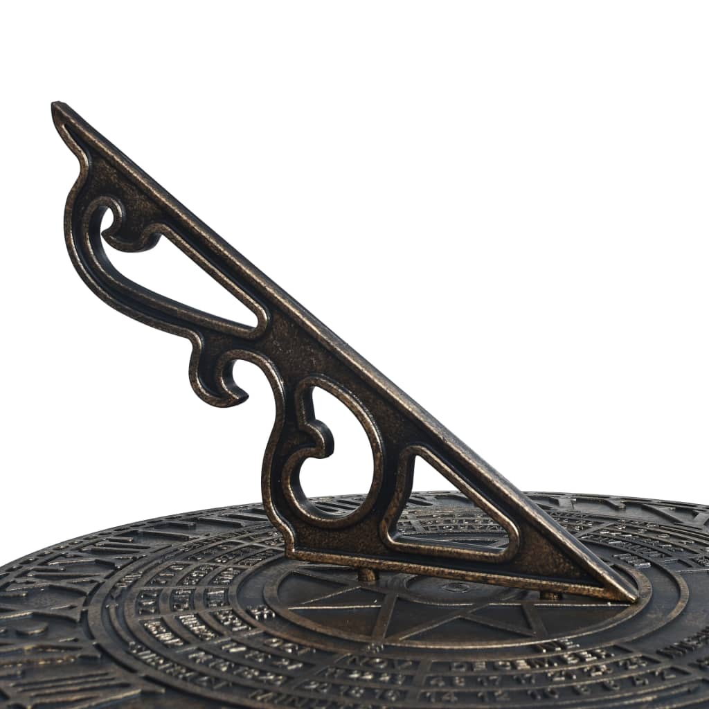 Sundial Bronze 35.5x82 cm Plastic - Sundials