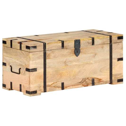 Chest 90x40x40 cm Solid Mango Wood - Storage Chests