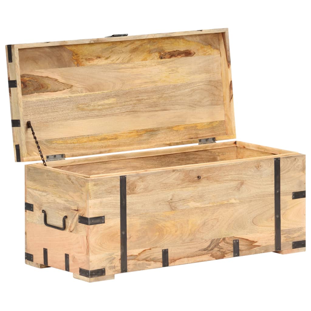 Chest 90x40x40 cm Solid Mango Wood - Storage Chests