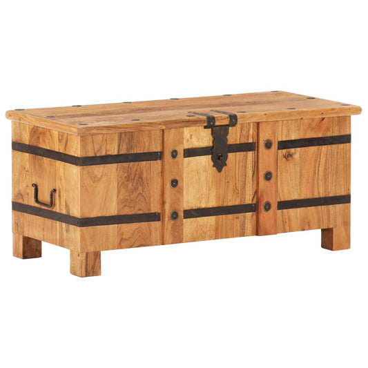 Chest 90x40x40 cm Solid Acacia Wood - Storage Chests