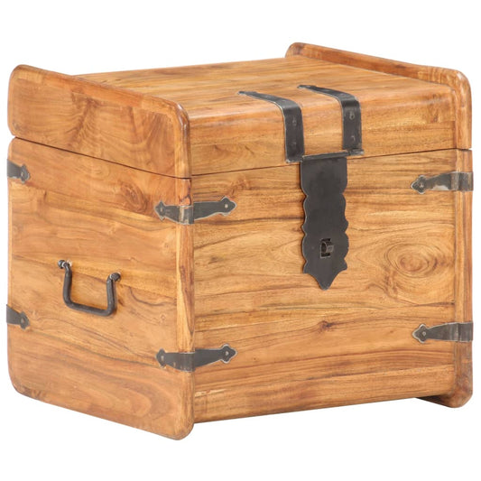 Chest 40x40x40 cm Solid Acacia Wood - Storage Chests