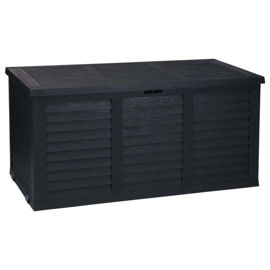 ProGarden Garden Storage Box with Wheel 300 L Dark Grey - Outdoor Storage Boxes