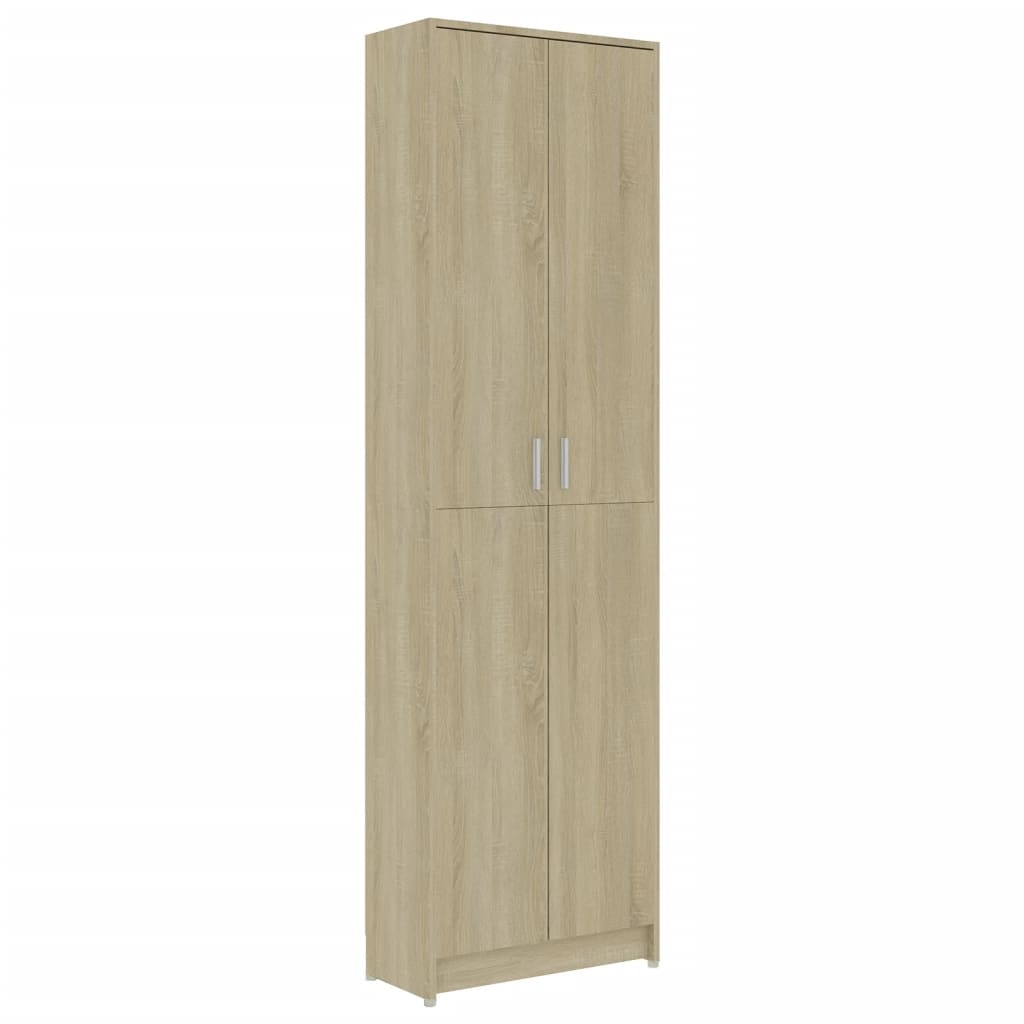 Hallway Wardrobe Sonoma Oak 55x25x189 cm Engineered Wood - Cupboards & Wardrobes