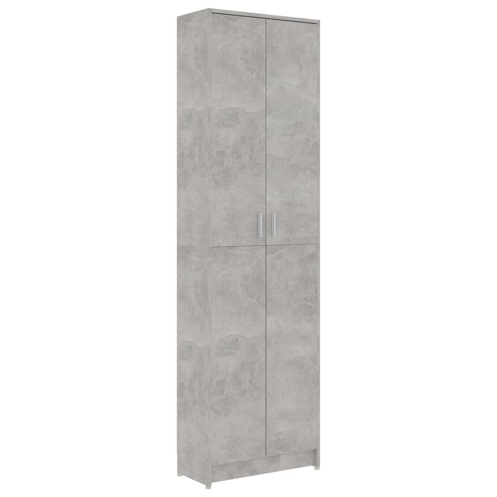Hallway Wardrobe Concrete Grey 55x25x189 cm Engineered Wood - Cupboards & Wardrobes