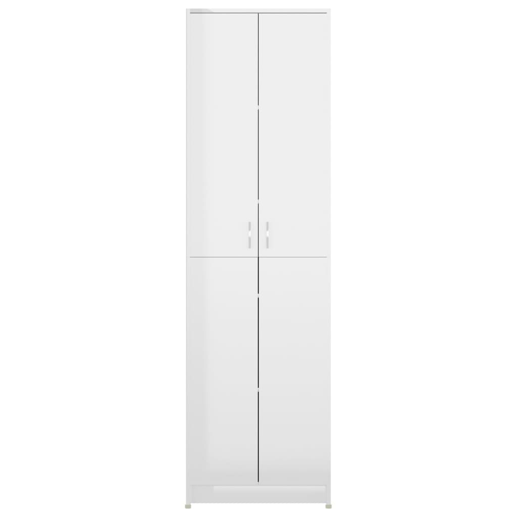 Hallway Wardrobe High Gloss White 55x25x189 cm Engineered Wood - Cupboards & Wardrobes