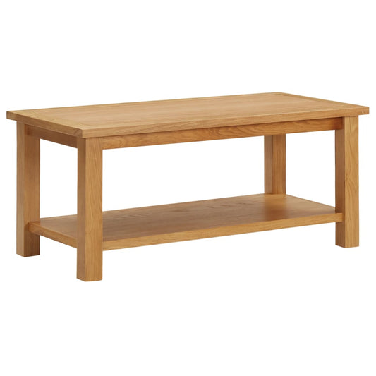 Coffee Table 90x45x40 cm Solid Oak Wood - Coffee Tables