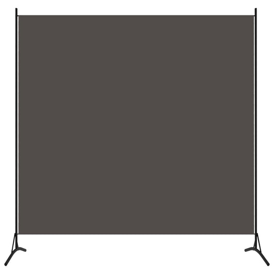 1-Panel Room Divider Anthracite 175x180 cm - Room Dividers