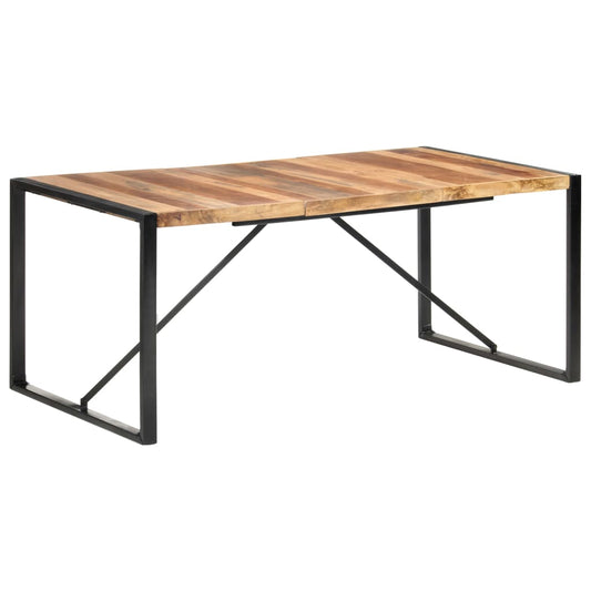 Dining Table 180x90x75 cm Solid Wood with Sheesham Finish - Kitchen & Dining Room Tables