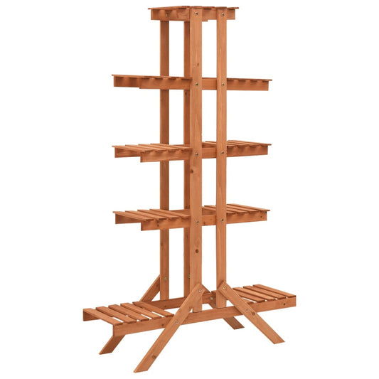 Plant Stand 83x25x132 cm Solid Firwood - Plant Stands