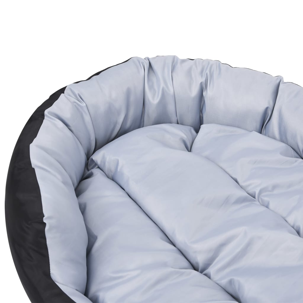 Reversible & Washable Dog Cushion Grey and Black 150x120x25 cm - Dog Beds