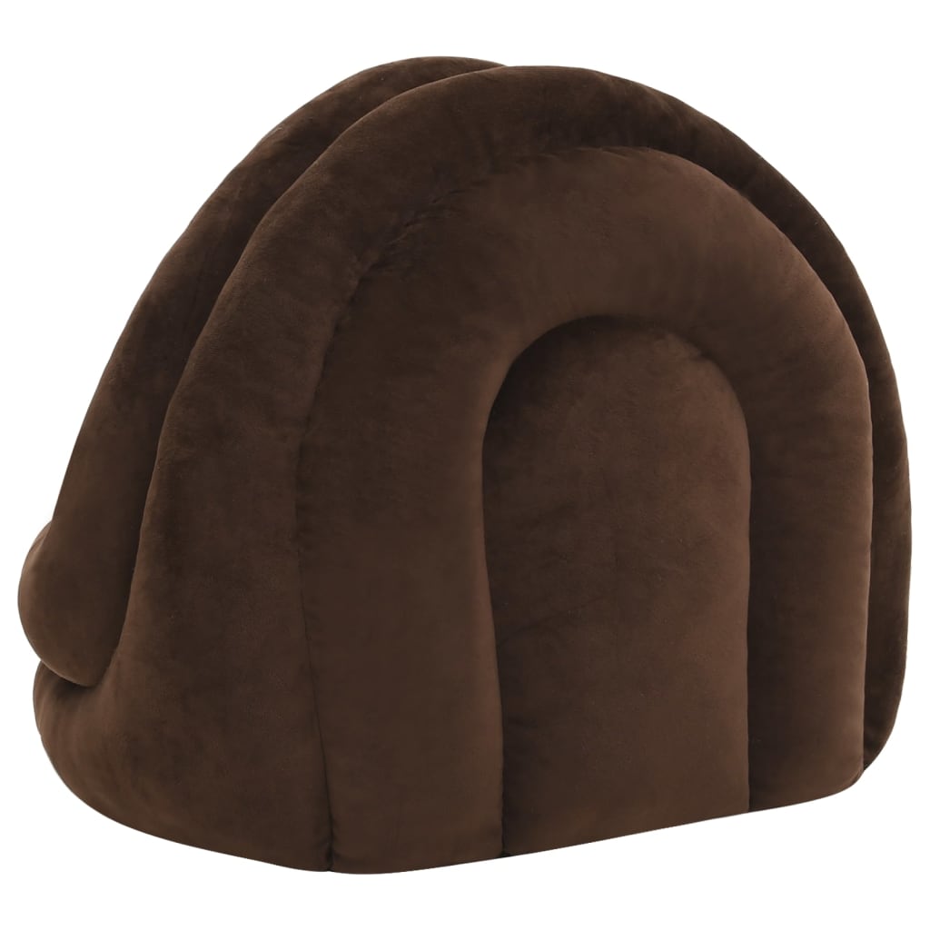 Cat Bed 40x40x35 cm Brown and Cream - Cat Beds