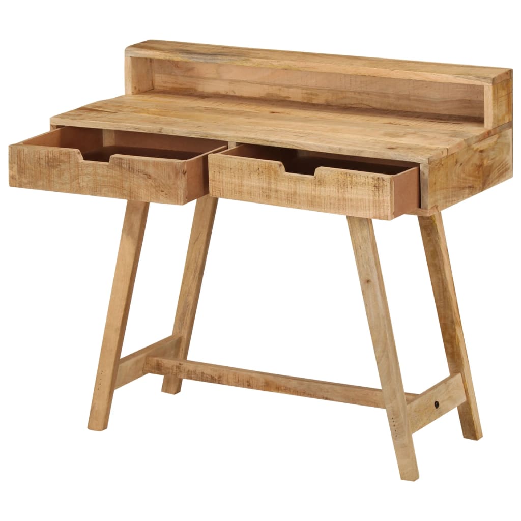 Desk 100x45x90 cm Solid Rough Mango Wood - Desks