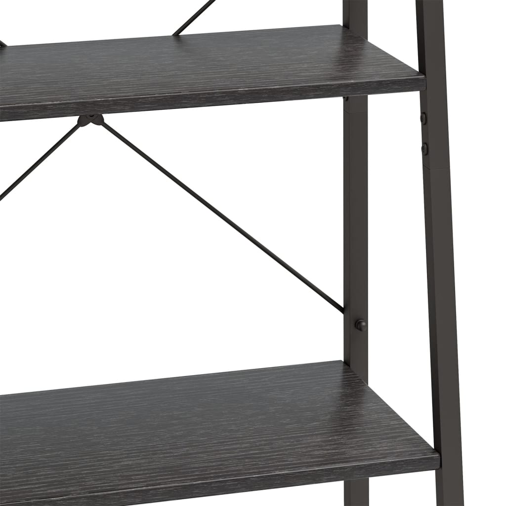 5-Tier Standing Shelf Black 56x35x174 cm - Bookcases & Standing Shelves