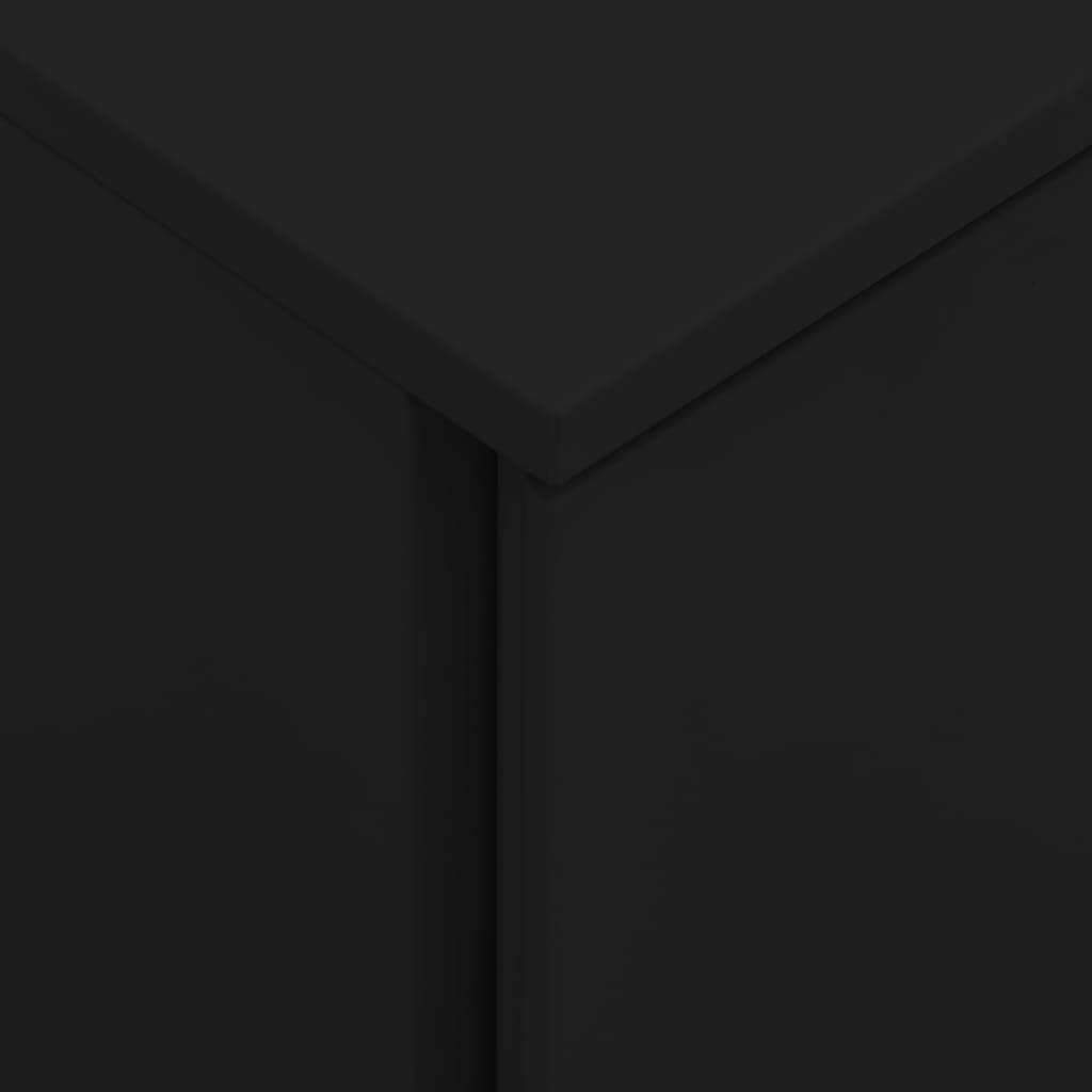Mobile File Cabinet Black 39x45x67 cm Steel - Filing Cabinets