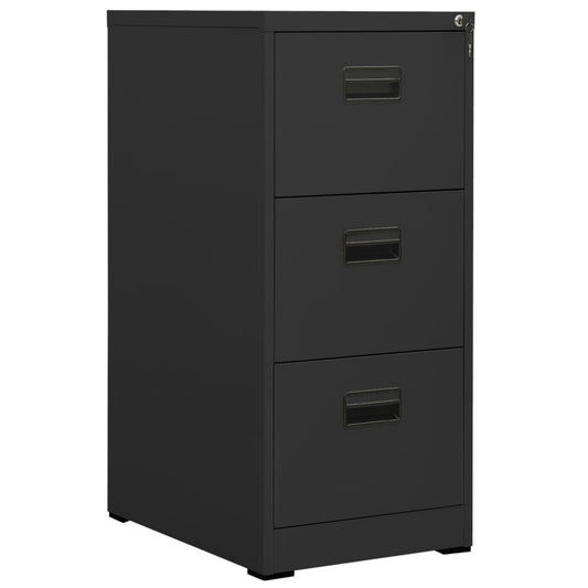 Filing Cabinet Anthracite 46x62x102.5 cm Steel - Filing Cabinets