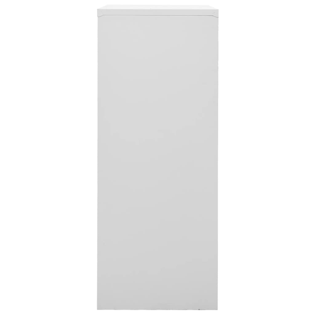 Office Cabinet Light Grey 90x40x102 cm Steel - Storage Cabinets & Lockers