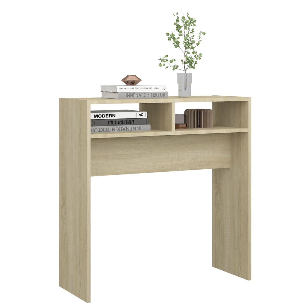 Console Table Sonoma Oak 78x30x80 cm Engineered Wood - End Tables