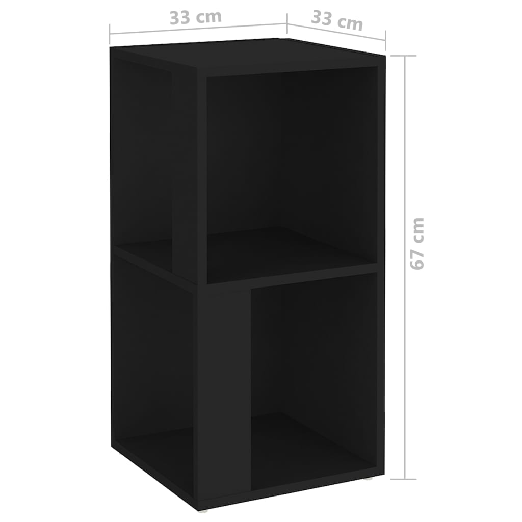 Corner Cabinet Black 33x33x67 cm Engineered Wood - Buffets & Sideboards