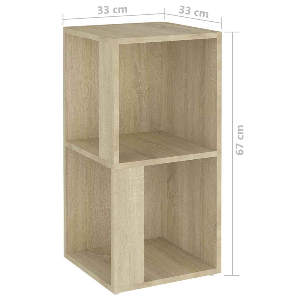 Corner Cabinet Sonoma Oak 33x33x67 cm Engineered Wood - Buffets & Sideboards
