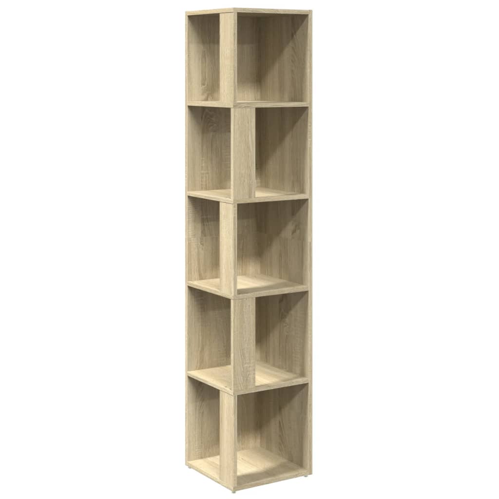 Corner Cabinet Sonoma Oak 33x33x164.5 cm Engineered Wood - Buffets & Sideboards