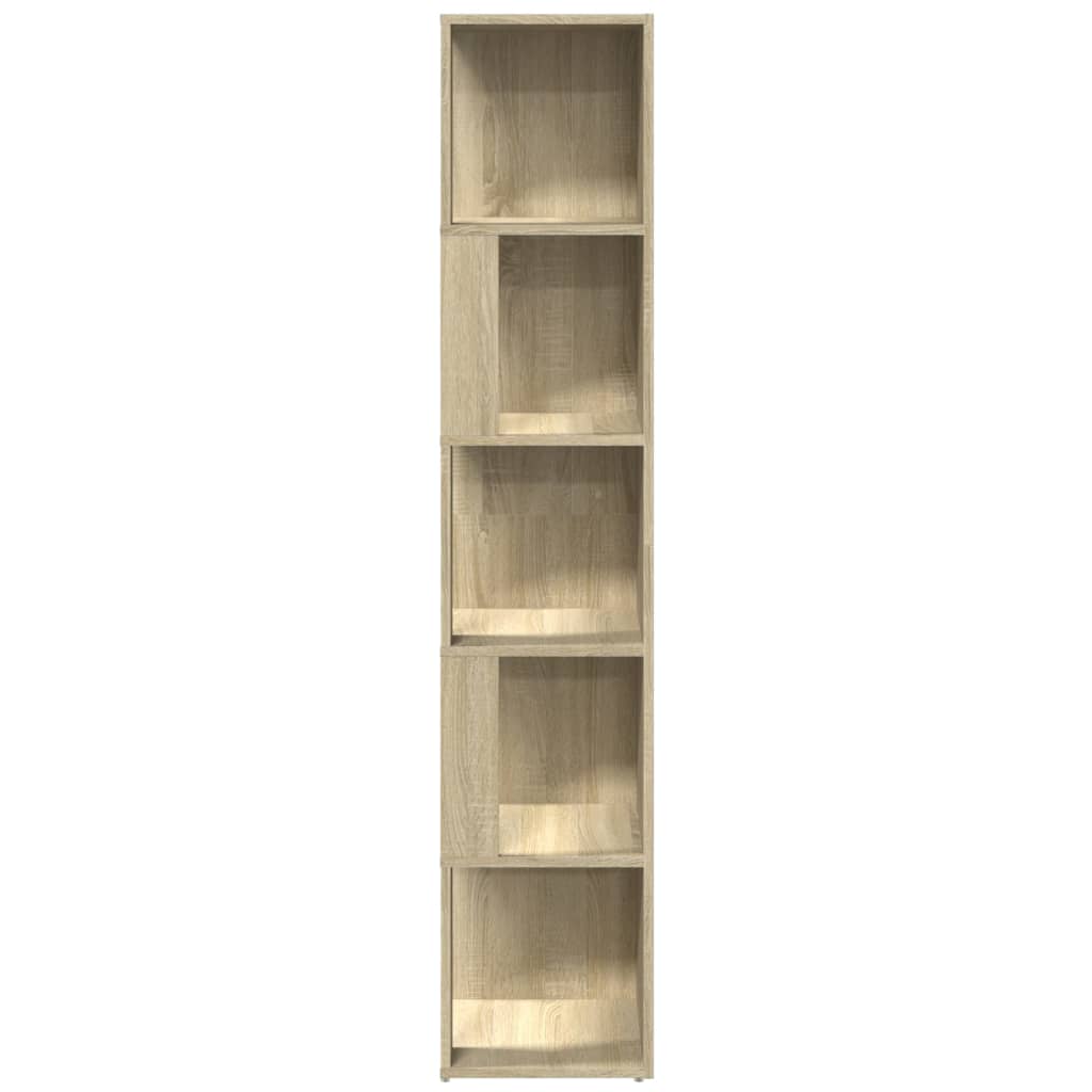 Corner Cabinet Sonoma Oak 33x33x164.5 cm Engineered Wood - Buffets & Sideboards