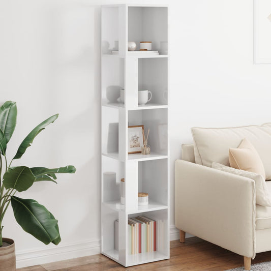 Corner Cabinet High Gloss White 33x33x164.5 cm Engineered Wood - Buffets & Sideboards
