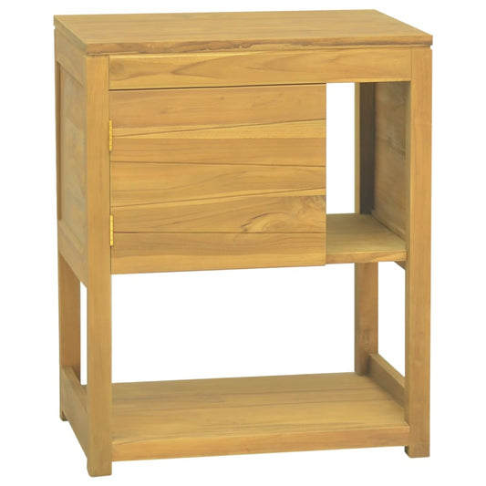 Bathroom Cabinet 60x40x75 cm Solid Wood Teak - Storage Cabinets & Lockers