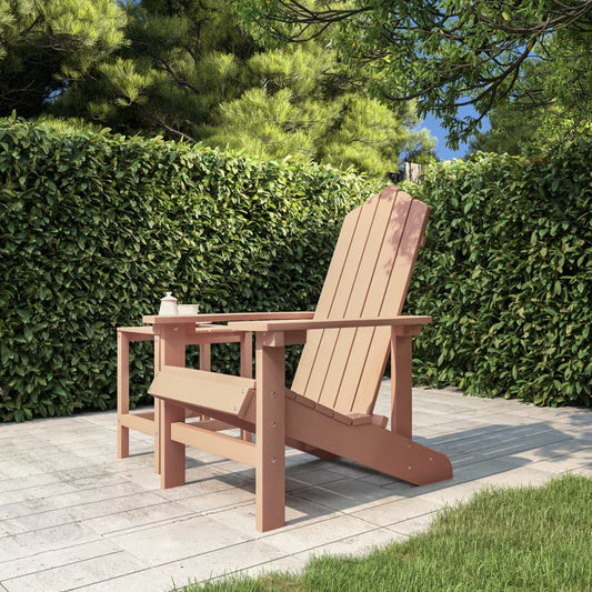 Garden Adirondack Chair HDPE Brown - Outdoor Chairs