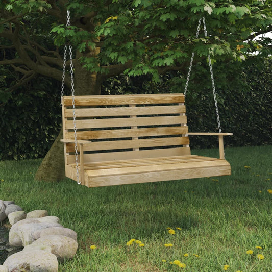 Swing Bench 110 cm Impregnated Pinewood - Porch Swings